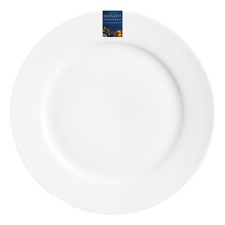 Simplicity Rimmed Side Plate White 19cm