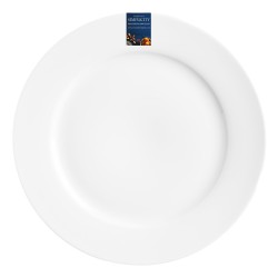 Simplicity Rimmed Salad Plate White 23cm