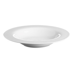 Simplicity Rimmed Soup Bowl White 21.5cm