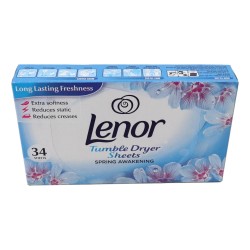 Lenor Tumble Dryer Sheets Spring Awakening 34 Pack