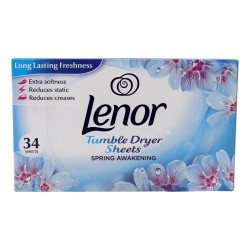 Lenor Tumble Dryer Sheets Spring Awakening 34 Pack