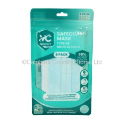 VC Protect Face Mask 3 Ply 5 Pack