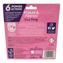 Astonish Toilet Rim Block Twin Pack Pink Peony