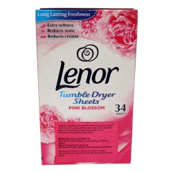 Lenor Tumble Dryer Sheets Pink Blossom 34 Pack