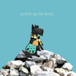 Sally Scaffardi Design Card Scotch On The Rocks