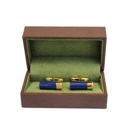 Soprano Country Cufflinks Shotgun Cartridge Blue