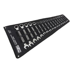 Sealey Combination Ratchet Spanner Set Metric 8-32mm