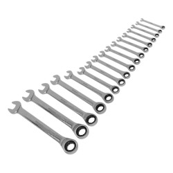 Sealey Combination Ratchet Spanner Set Metric 8-32mm