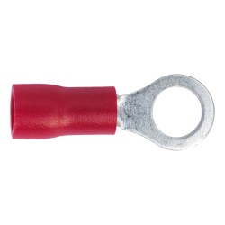 Sealey Terminals 100 Pack Easy Entry Ring 5.3mm Red