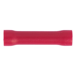 Sealey Terminals 100 Pack Butt Connector 3.3mm Red