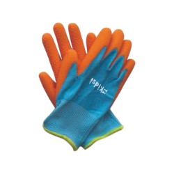 Briers Junior Digger Gloves Orange & Blue 6-10 Years