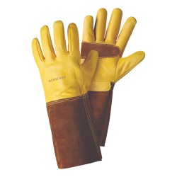 Briers Ultimate Golden Leather Gauntlet Gloves