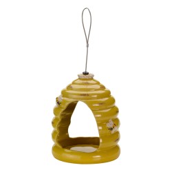 Chapelwood Ceramic Beehive Bird Feeder