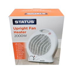 Status Fan Heater 2000w Upright With Thermostat