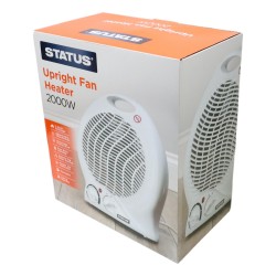 Status Fan Heater 2000w Upright With Thermostat