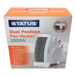 Status Fan Heater 2000w Dual Position With Thermostat