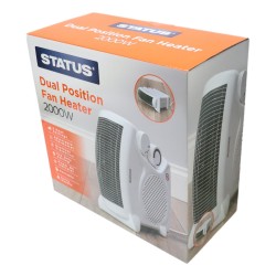 Status Fan Heater 2000w Dual Position With Thermostat