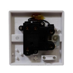 Status White Fitting Fused Spur Switch 13 Amp 1 Gang