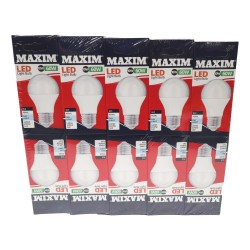 Maxim LED Light Bulb GLS Large ES 10w/60w 10 Pack