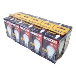 Maxim LED Light Bulb GLS Large BC 10w/60w 10 Pack