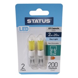 Status LED Light Bulb G9 Capsule 2w/20w Single