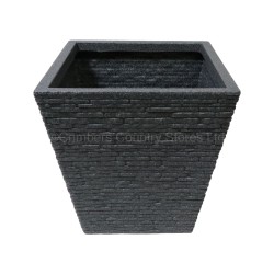 Sankey Plastic Planter Slate Effect Medium