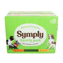 Symply Adult Wet Tray Mixed Variety Pack 12 Pack