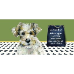 Little Dog Greeting Card Wire Haired Fox Terrier