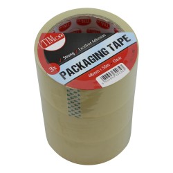 Timco Packaging Tape 48mm x 50m 3 Pack