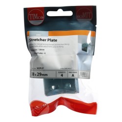 Timco Stretcher Plate 38mm 4 Pack