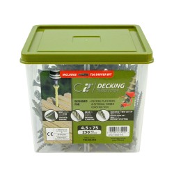 Timco C2 Timber Decking Screws 4.5 x 75mm 250 Pack