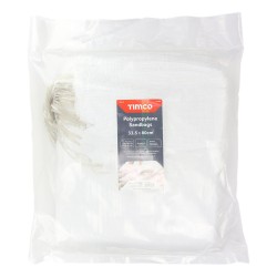 Sandbags Polypropylene 33.5cm x 80cm 50 Pack