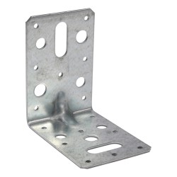 Nail Plate Galvanised Steel Angle Bracket 90mm x 90mm