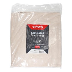 Timco Cotton Dust Sheet 12ft x 9ft Laminated