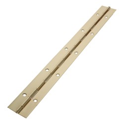 Piano Hinge Electro Brass 1800mm x 32mm