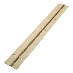 Piano Hinge Electro Brass 1800mm x 38mm