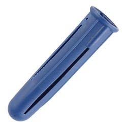 Plastic Wall Plug 40 Pack Blue