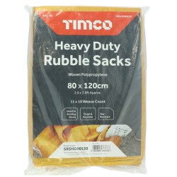 Timco Heavy Duty Rubble Sacks 10 Pack