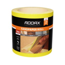 Addax Sandpaper Roll Yellow 115mm x 10m