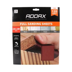 Addax Sandpaper Sheets 5 Pack