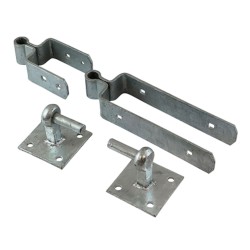 Taurus Double Strap Field Gate Hinge Set Galvanised