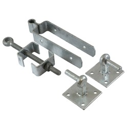 Taurus Adjustable Fieldgate Hinge Hook Plate Set