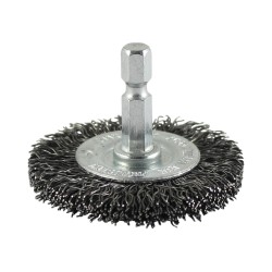 Timco Drill Wheel Brush Crimped Steel Wire