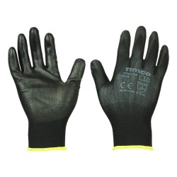 Timco Work Gloves PU Coated Duragrip