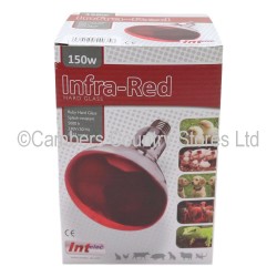 Interlec Infra Red Bulb 150w Ruby Red