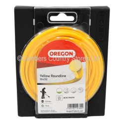 Oregon Strimmer Line Yellow 3.0mm x 15m