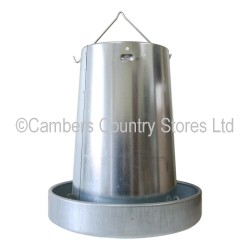 Hanging Poultry Tube Feeder Galvanised 20kg