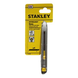 Stanley Snap Off Blade Knife 9mm Interlock