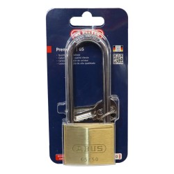 Abus Padlock 65/50HB80 Brass Long Shackle 50mm