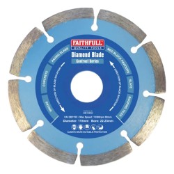 Faithfull Diamond Cutting Blade 115mm x 22.2mm